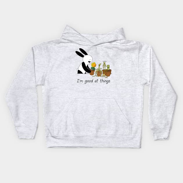 I'm Good At Things Kids Hoodie by Buni